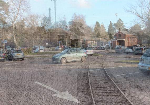 The new app merges the old with the new into one image.
