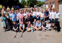 Tidy turn-out for litter pick
