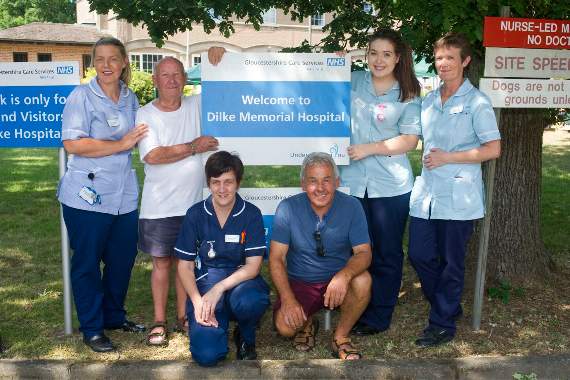aura Adams, Norman Hall – who was born at the Dilke – Alison Legg, Brian George, Mia Davies and Dawn Jeffrey.