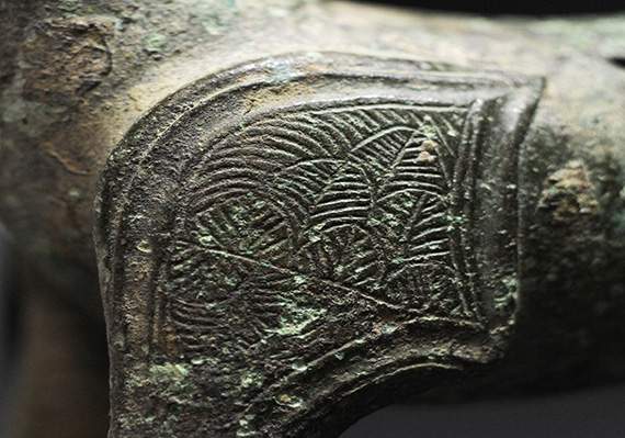 A detail of the dog's shoulder showing the fine craftsmanship. Photo: Bristol City Council