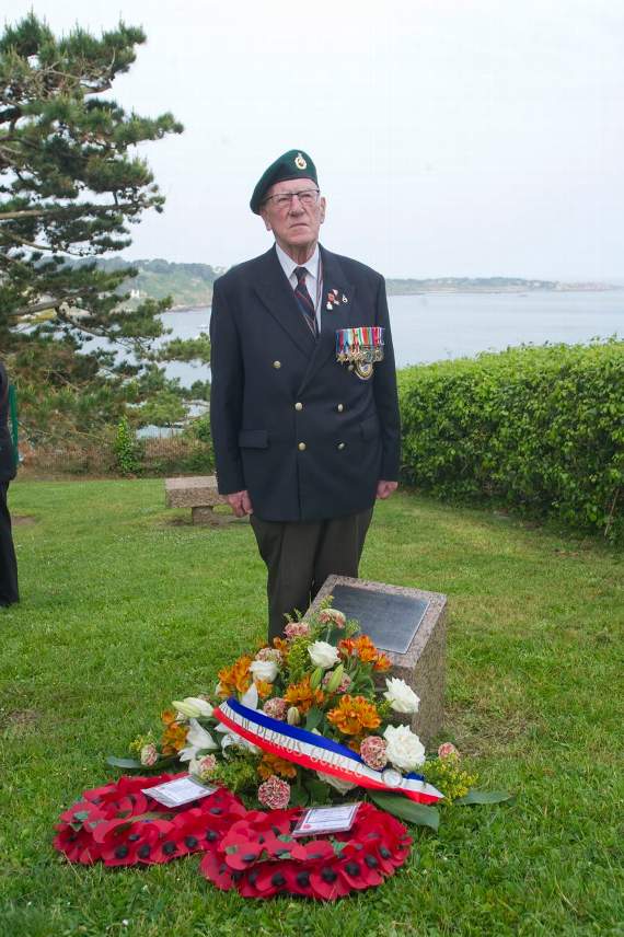 n One of the last survivors, John Eskdale, 93, pays a final farewell to his comrades who lost their lives 75 years ago in the sinking of the Charybdis.