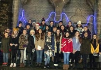 Record numbers rock up to abbey torchlight procession