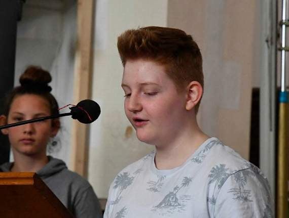 Max Weare reads from his poem Cinderford.