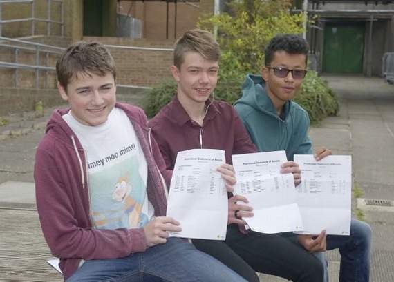 Smiles at Forest High School in Cinderford.