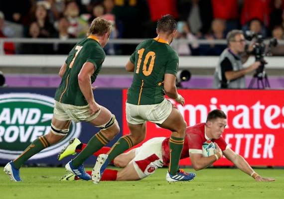 Wales winger Josh Adams, who played for Cinderford RFC in 2016, finished top try scorer in the Rugby World Cup.