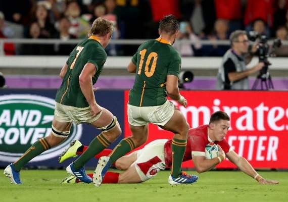Wales winger Josh Adams, who played for Cinderford RFC in 2016, finished top try scorer in the Rugby World Cup.