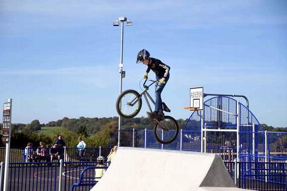 The skate park at Bells Field has proved a big attraction