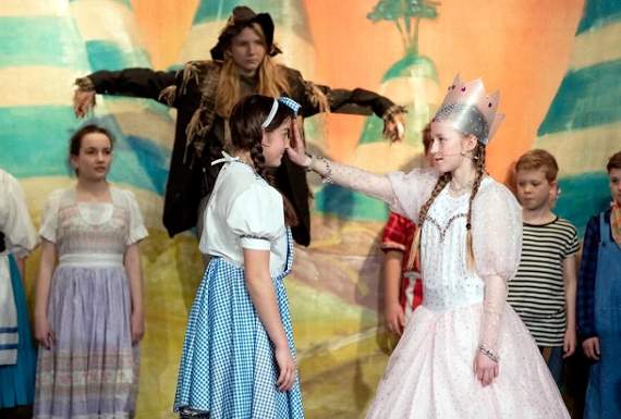n Dorothy gets some help from the Good Witch, played by Anna Boyle.