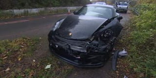 Top Gear star’s lucky escape from Porsche crash