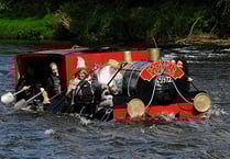 Paddles at the ready - more pics from Monmouth Raft Race