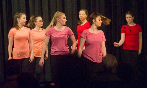 Year 10’s dance routine to Havana by Emma Baldwin, Cerys Beddington, Abi Probert, Abbie, Ellie Howard and Taylor Worgan.