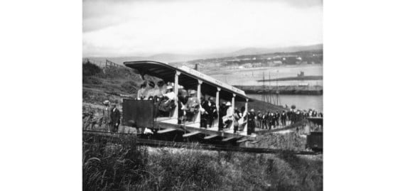 Inclined railway on Douglas Head (Manx Museum)