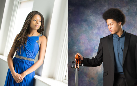 Sheku and Isata Kanneh-Mason, appearing at the Mannanan Festival