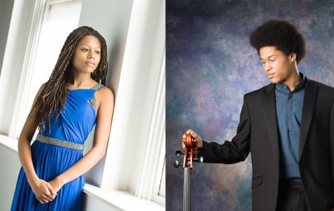 Sheku and Isata Kanneh-Mason, appearing at the Mannanan Festival