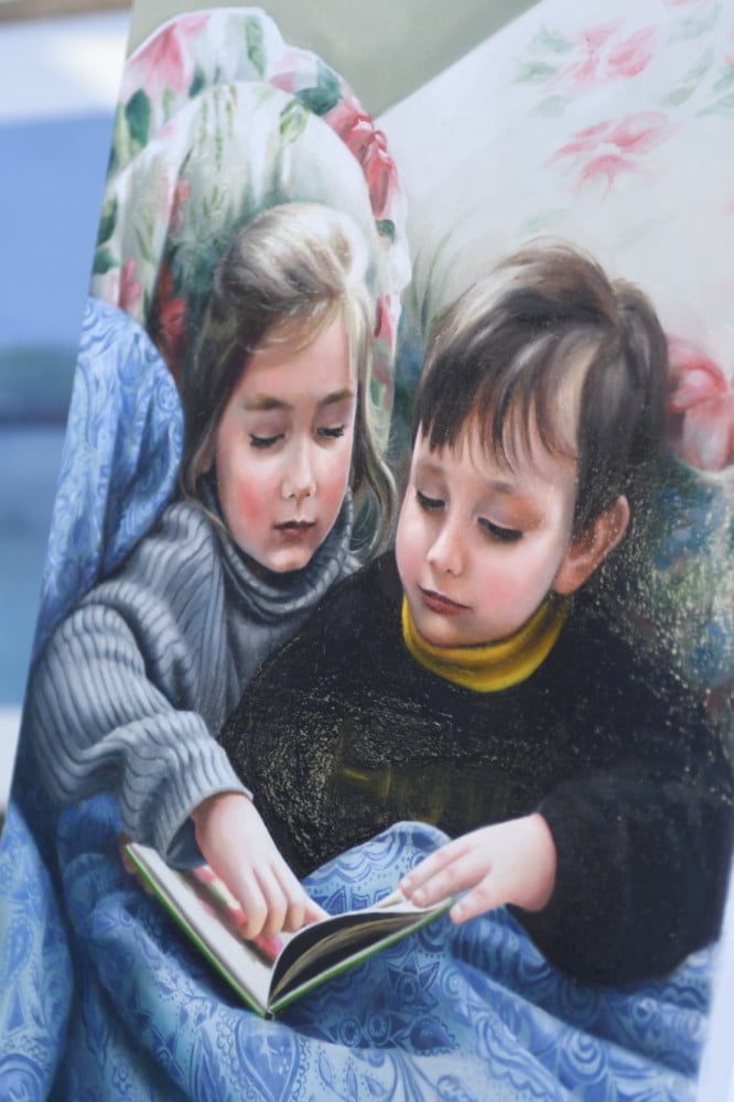 The IOM Art Society exhibition. A Portrait by Liana Rosa