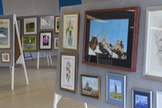 The IOM Art Society exhibition.
