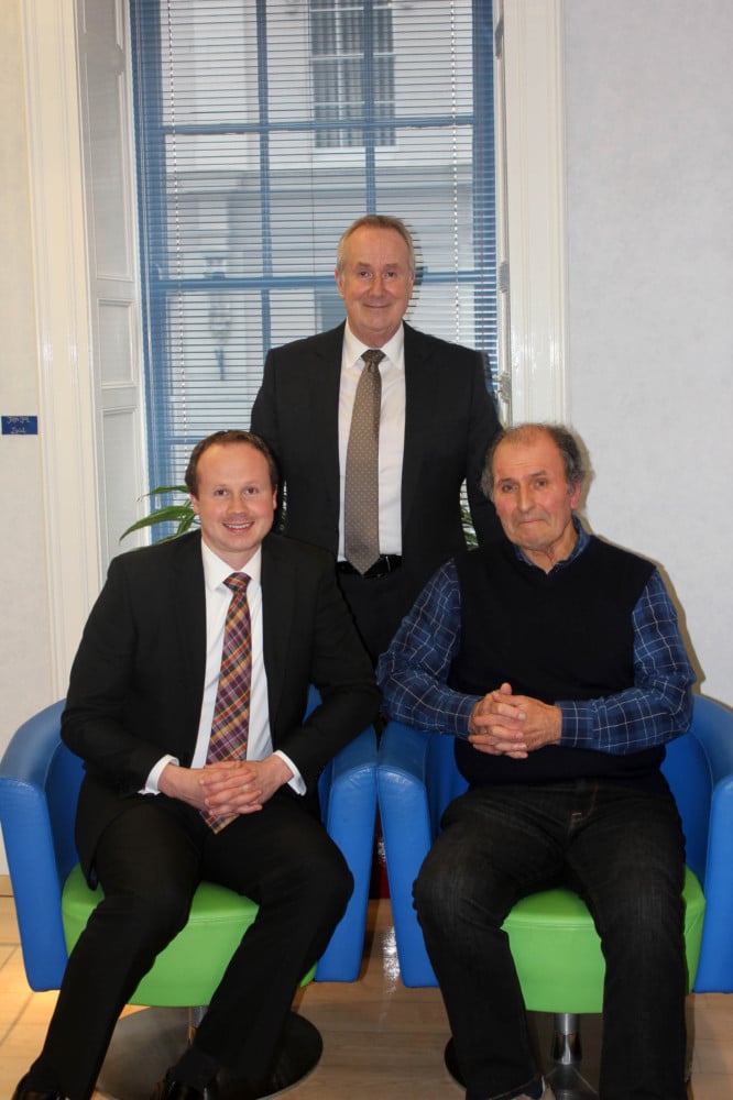 Andrew Dixon, Clive Dixon and Des Clague