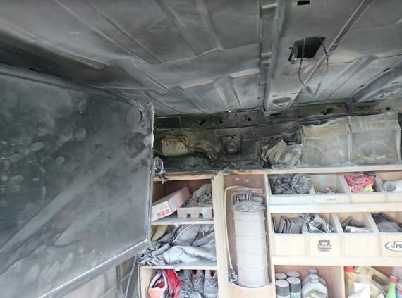 An electrical fault caused the fire