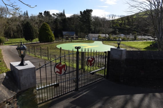 Unexpected helipad in Glen Mona area -