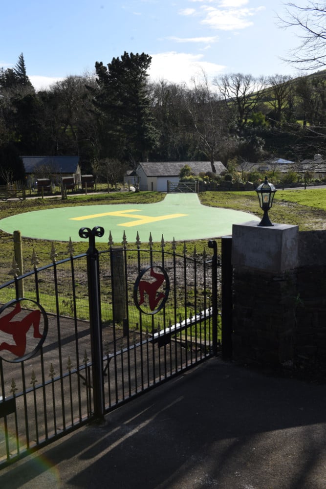 Unexpected helipad in Glen Mona area -
