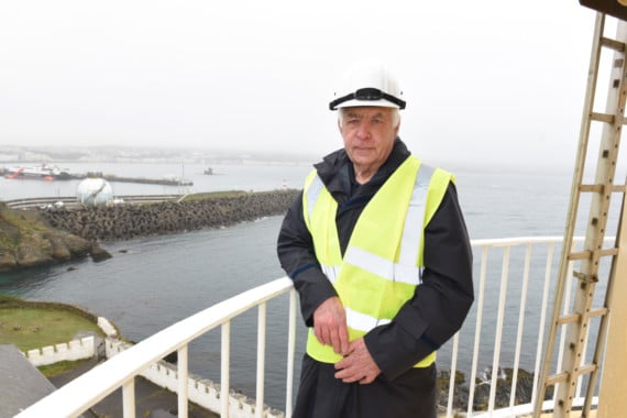 Fred Fox, retained lighthouse keeper for Isle of Man stations