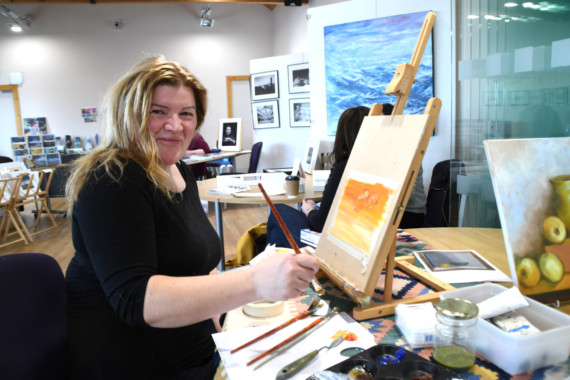 The Isle of Man Arts Festival, 2017  Val Gilpin at the House of Mannanan, Peel