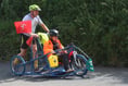 A novel way to complete a charity lap of TT course