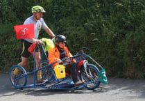 A novel way to complete a charity lap of TT course