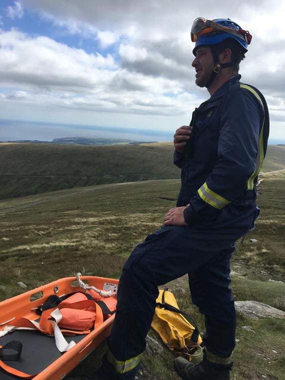 Douglas Coastguard's picture of the rescue