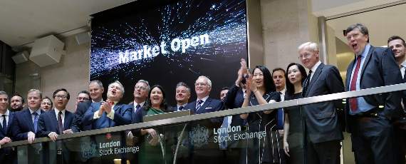 His Excellency Sir Richard Gozney joins Strix representatives for the launch of the company's shares on the AIM Market of the London Stock Exchange