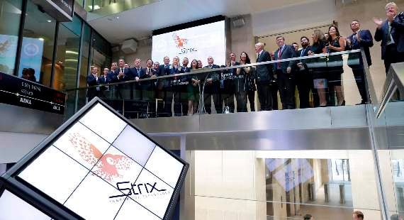 Island company Strix was the focus of attention on the London Stock Exchange