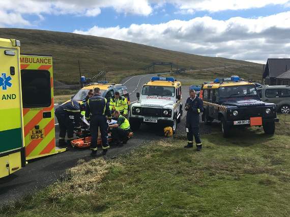 Douglas Coastguard's picture of the rescue