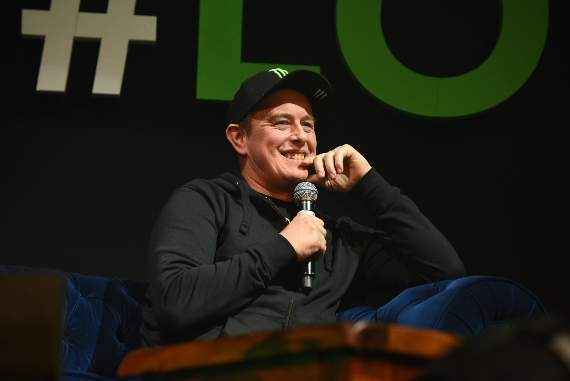 23-time TT winner John McGuinness received the biggest cheer of the night when he took to the stage alongside Norton team-mate Josh Brookes