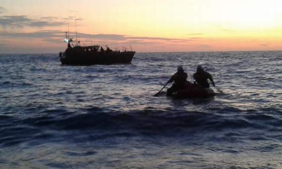 Peel lifeboat assisted with the rescue