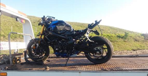 This bike was recovered from the scene
