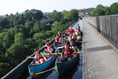 Jurby pupils canoe over Welsh border