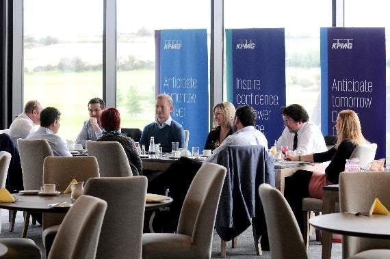 The roundtable discussion at the Comis Hotel in the Isle of Man