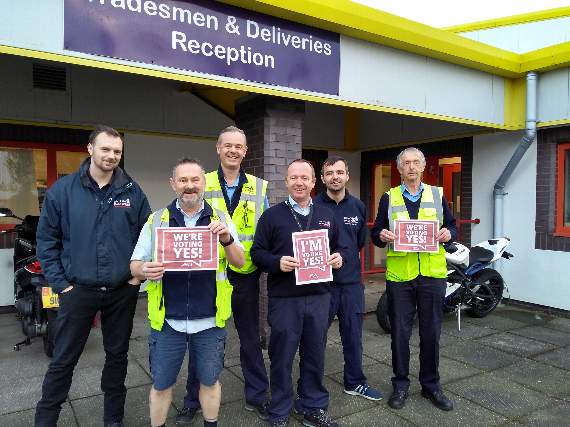 Postal workers are being urged to vote 'yes' for industrial action