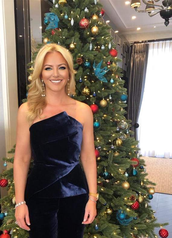 Michelle posted this earlier Christmas photo on Twitter