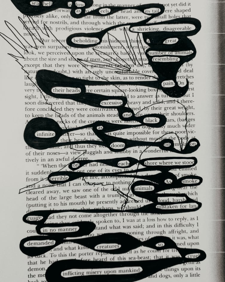 Jackie morrey Grace poetry lessons: Balck out poem