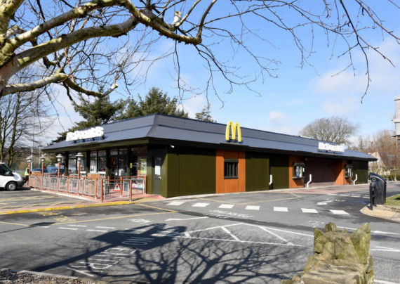 McDonald's restaurant on Peel Road, Douglas -