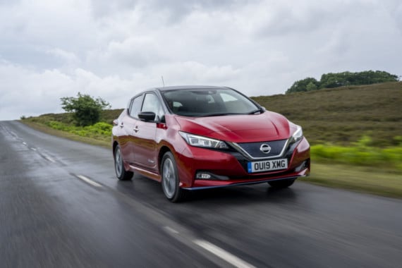 An electric car from Nissan