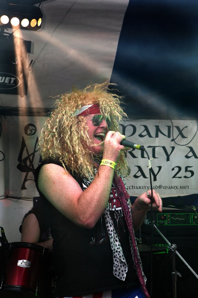 Manx Charity Aid.  Bushy's Beer Tent." 9 Bar Gypsies".
