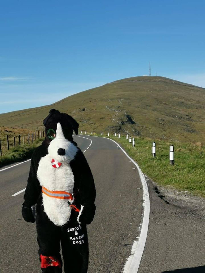 Snaefell is left in the dust as Manxie the Dog walks on towards Ramsey