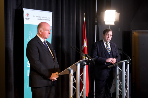 Isle of Man Government coronavirus daily briefing, with Chief Minister Howard Quayle and Health and Social Care Minister David Ashford