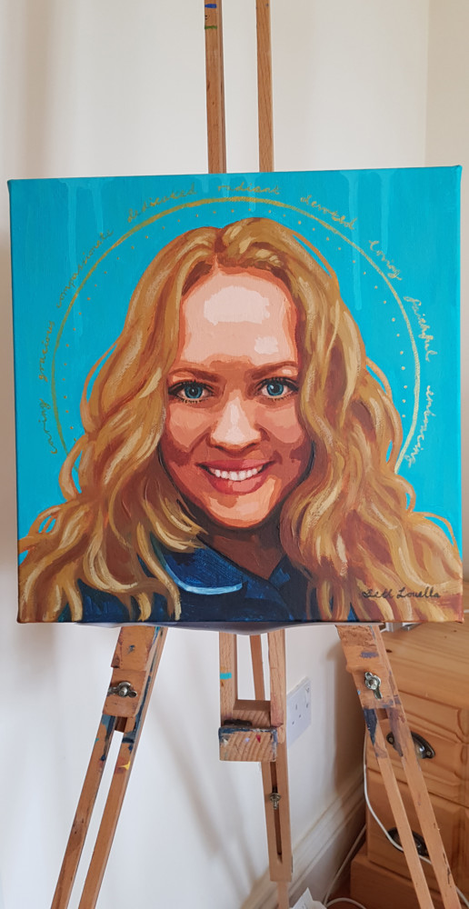 The NHS heroes portrait of midwife Bryony Manning