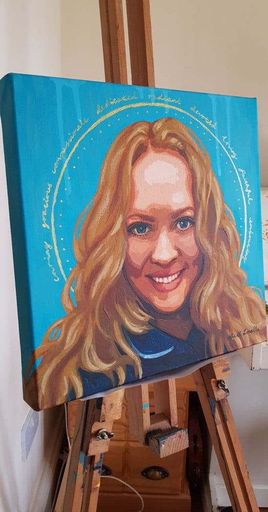 The NHS heroes portrait of midwife Bryony Manning
