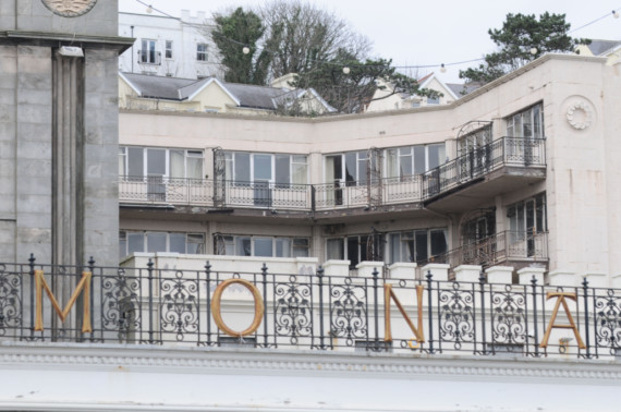 The Castle Mona site on Douglas promenade