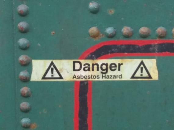 Danger: Asbestos hazard