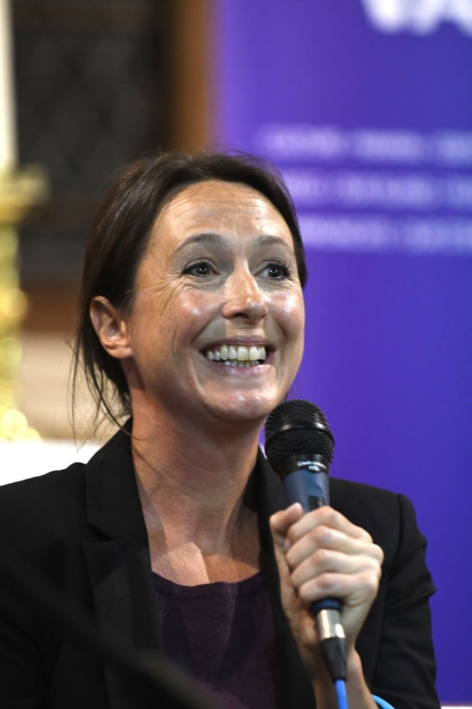 Author Zoe Gilbert at Andreas ChurchManx Litfest